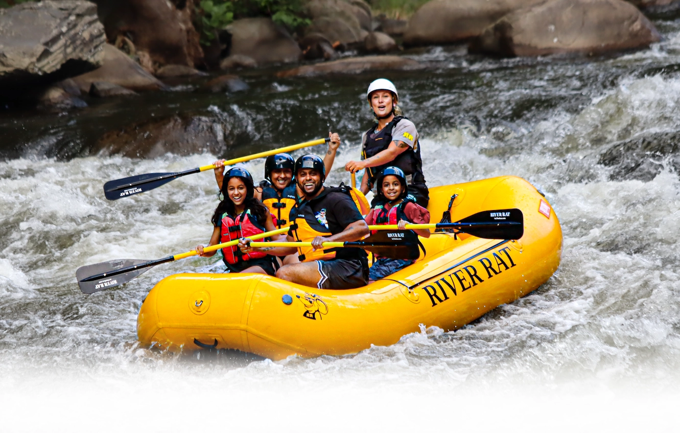 White-water rafting at the Source of the Nile in Jinja