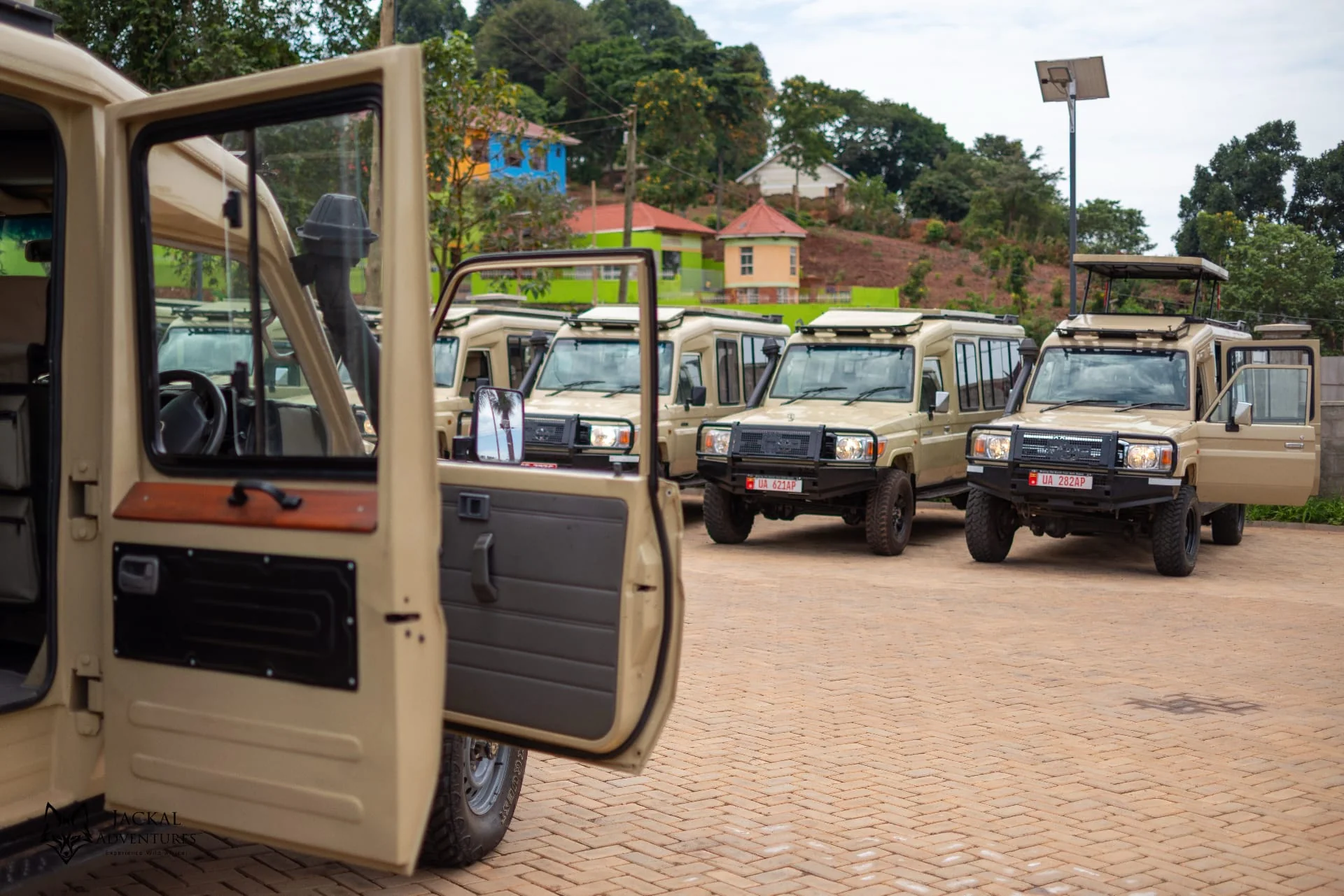 Jackal Adventures Land Cruiser fleet