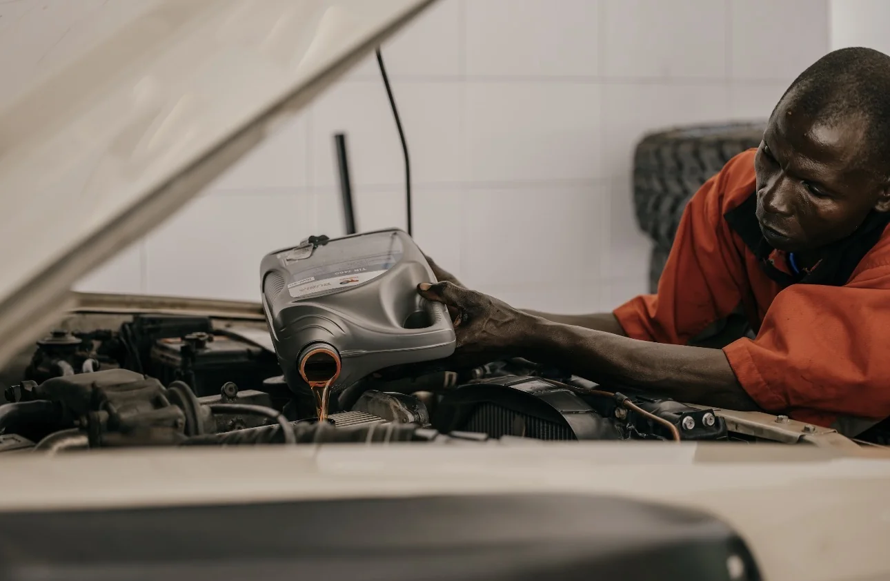 Fresh oil and fluids before every trip