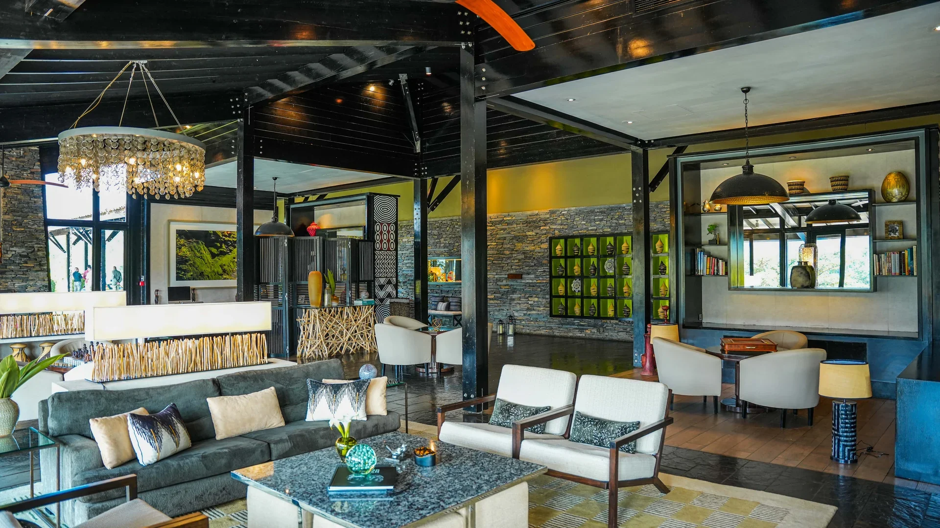 Refined hotel interior in Kigali